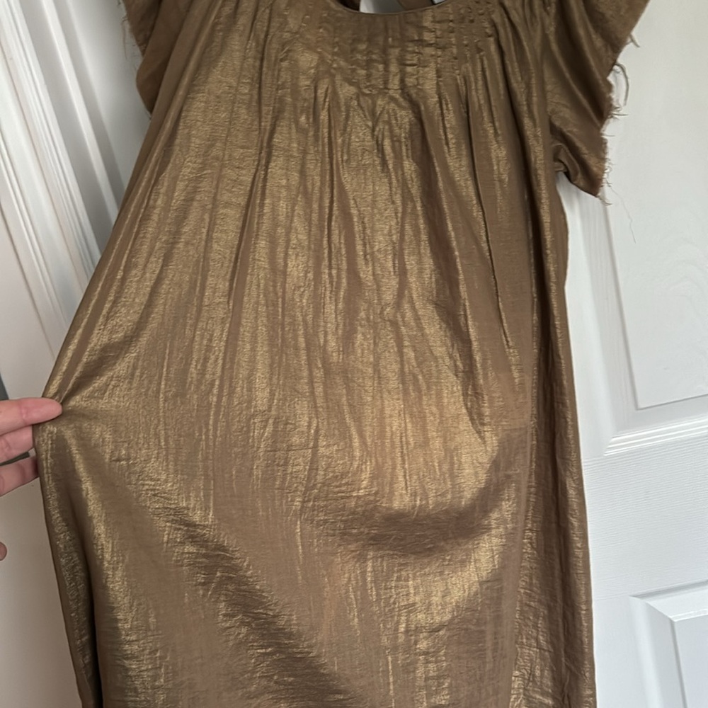 Kenzie gold mini dress size 12 - Picture 6 of 7